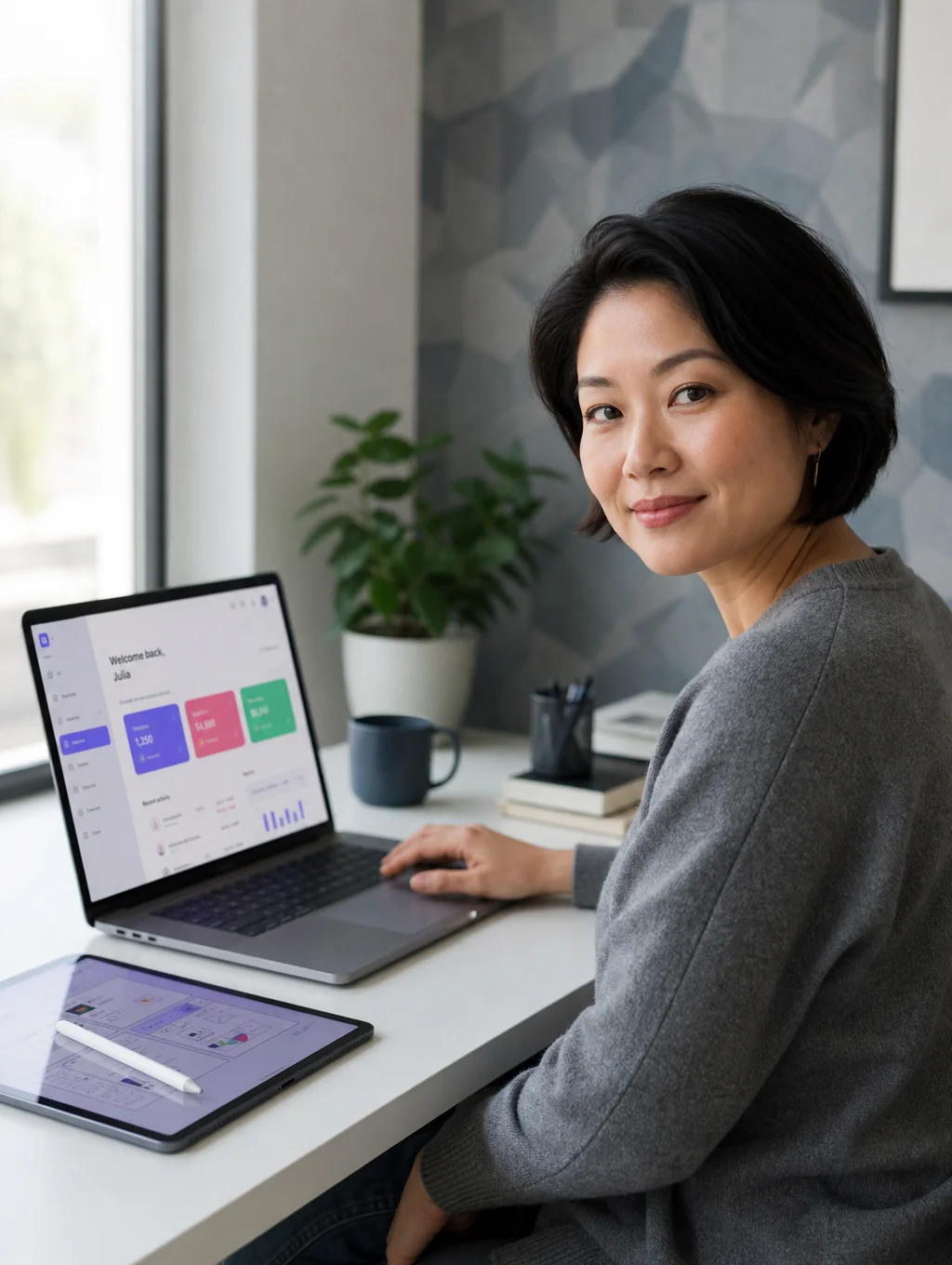 Portrait of Sarah Chen, Director of Operations at VOLT